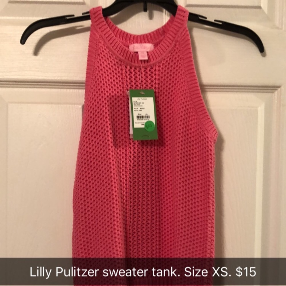 NWT Lilly sweater tank!